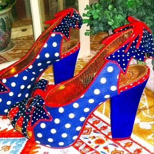 Irregular Choice aphroditie navy heels